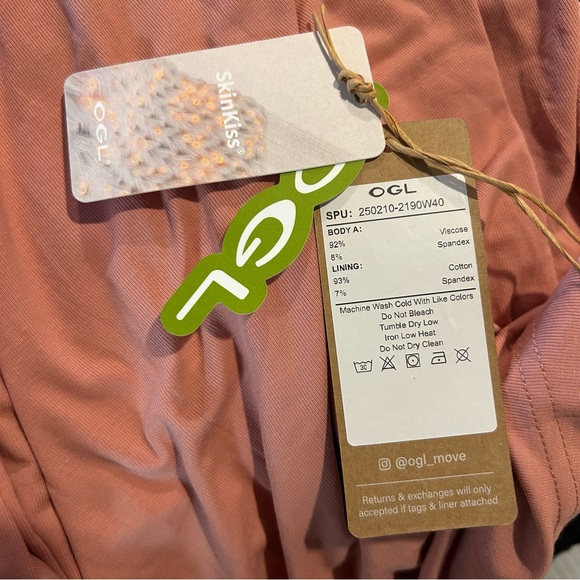 OGL Square Neck Flowy New Airy Brami Midi Dress Rose Mauve XS - Picture 5 of 5